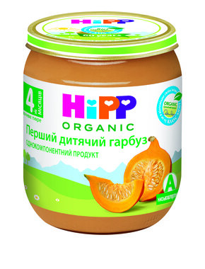 Пюре овощное Хипп (HiPP) первая детская тыква с 4 месяцев 125 г