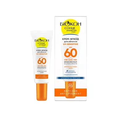Крем-флюид для лица Биокон UV-Sensitive SPF60 25 мл