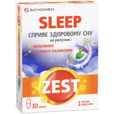 Зест (ZEST) Сліп для здорового сну капсули №30