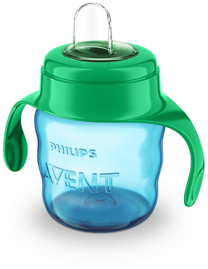 Чашка-непроливайка Авент (Avent) SCF551/05 голубая для детей с 6 месяцев 200 мл