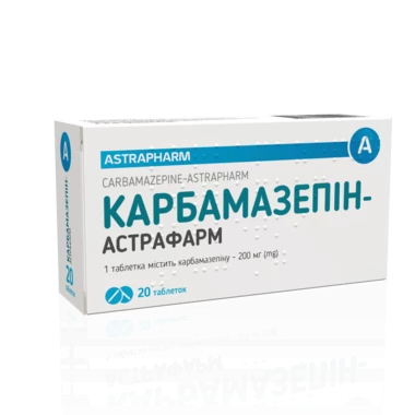 Карбамазепин-Астрафарм таблетки 200 мг №20