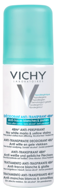 Виши (Vichy) Дезодорант-спрей 48 часов против белых следов и желтых пятен 125 мл