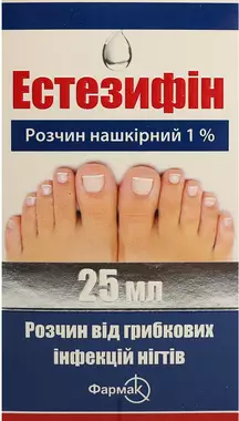 Естезифін розчин нашкірний 1 % флакон 25 мл
