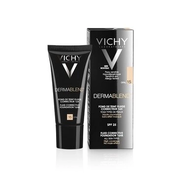 Віши (Vichy) Дермабленд тональний флюїд корегуючий шкіру обличчя тон 15 30 мл
