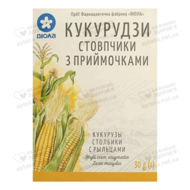 Кукурузы столбики с рыльцами пачка 30 г