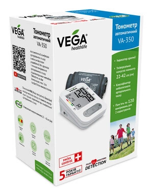 Тонометр Вега (Vеga) VA-350 автоматичний