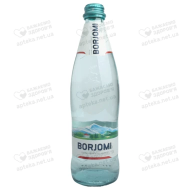 Вода мінеральна Боржомі скляна пляшка 0,5 л