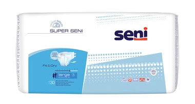 Подгузники для взрослых Супер Сени Лардж (Super Seni Large) размер 3 30 шт