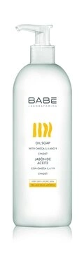 Бабе Лабораторіос (Babe Laboratorios) мило для душу на основі олій з формулою без води та лугів 500 мл