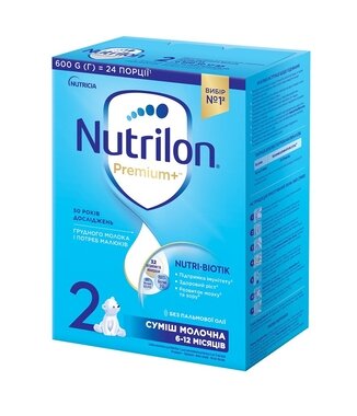 Суміш молочна Нутрілон 2 (Nutrilon) Преміум+ з 6-12 місяців 600 г