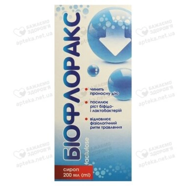 Биофлоракс сироп 670 мг/мл флакон 200 мл