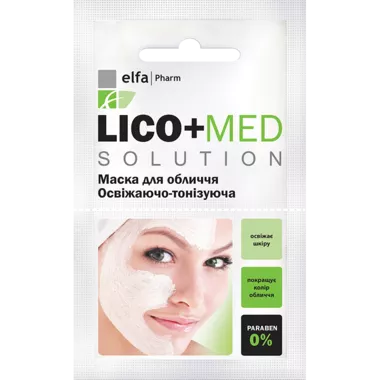 Ельфа Фарм (Elfa Pharm) Лісо+Мед маска освіжаюче-тонізуюча 20 мл