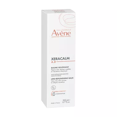 Авен (Avene) Ксеракальм AD бальзам липидовосстанавливающий для очень сухой кожи, склонной к атопическому дерматиту и зуду 200 мл