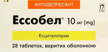 Ессобел таблетки вкриті оболонкою 10 мг №28
