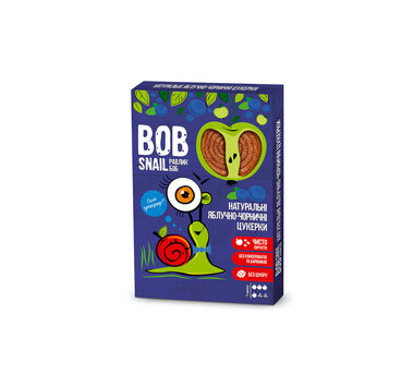 Конфеты натуральные Улитка Боб (Bob Snail) яблоко-черника 60 г