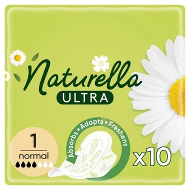 Прокладки Натурелла Ультра Нормал (Naturella Ultra Normal) ароматизированные 1 размер, 4 капли 10 шт