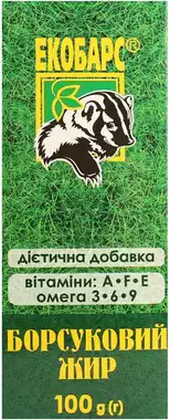 Барсучий жир флакон стеклянный 100 г