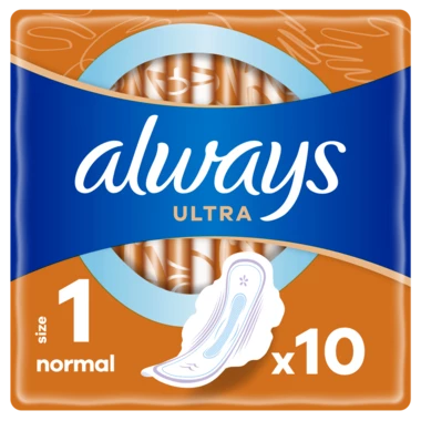 Прокладки Олвейс Ультра Нормал (Always Ultra Normal) ароматизовані 1 розмір, 4 краплі 10 шт