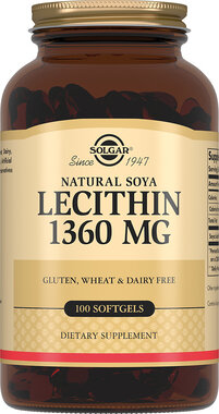 Солгар (Solgar) Лецитин соевый натуральный капсулы №100