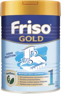 Смесь молочная Фрисо Голд 1 (Friso Gold 1 Lock Nutri) сухая адаптированная начальная для детей с 0 до 6 месяцев 400 г
