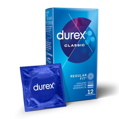 Презервативы Дюрекс (Durex Classic) классические 12 шт