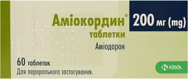 Аміокордин таблетки 200 мг №60