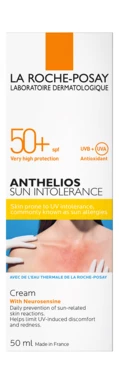 Ля Рош (La Roche-Posay) Антгелиос крем солнцезащитный для кожи склонной к солнечной непереносимости с очень высоким уровнем защиты SPF50+ 50 мл