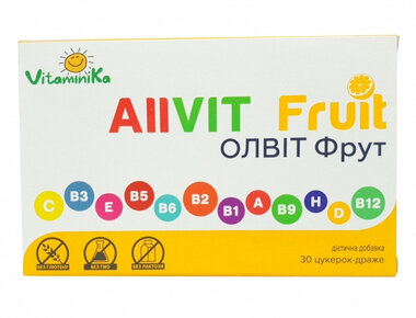 Олвит Фрут конфеты-драже с фруктовым ароматом №30