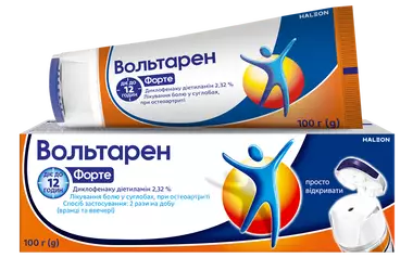 Вольтарен форте гель 2,32% туба 100 г