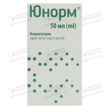 Юнорм сироп 4 мг/5 мл флакон 50 мл