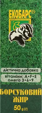 Барсучий жир Екобарс флакон 50 г