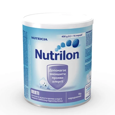 Суміш молочна Нутрілон (Nutrilon) Пепті для харчування дітей з алергією на білок коров'ячого молока з 0 місяців 400 г