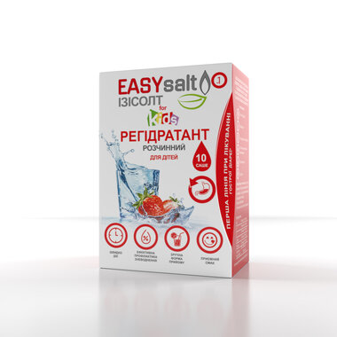 Регідратант EASYsalt for kids для дітей розчинний саше №10