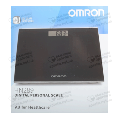 Ваги цифрові Омрон (Omron HN-289-ЕВК) чорні