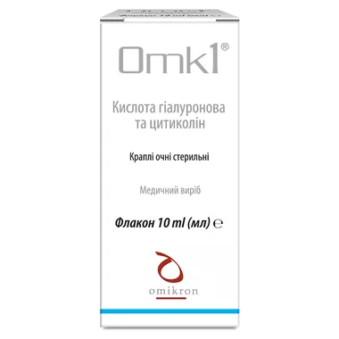 ОМК 1 капли глазные флакон 10 мл