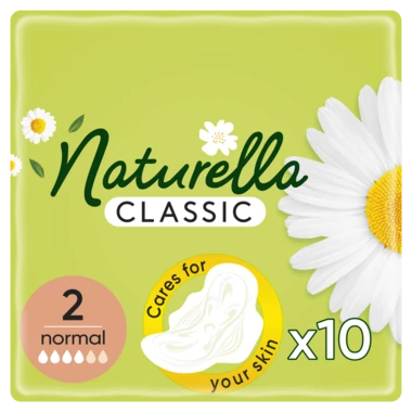 Прокладки Натурелла Классик Нормал (Naturella Classic Normal) ароматизированные 2 размер, 4 капли 10 шт