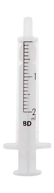 Шприц 2 мл иньекционный одноразовый стерильный с иглой (0,6 мм*30 мм) ВD Дискардит (BD Discardit) 1 шт