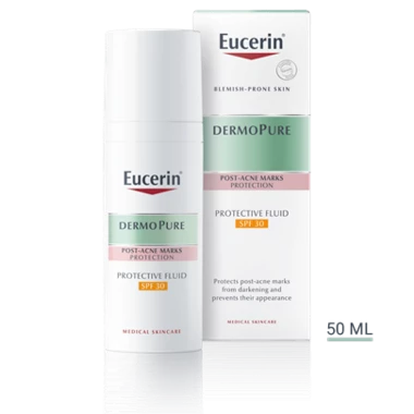 Юцерин (Eucerin) ДермоПьюр флюид защитный для проблемной кожи SPF30 50 мл