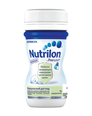 Суміш молочна рідка Нутрілон (Nutrilon) Передчасний догляд для недоношених дітей з 0 місяців 70 мл