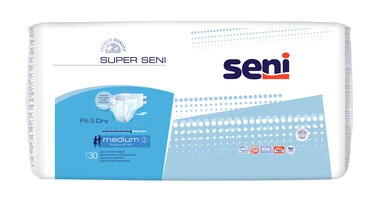 Подгузники для взрослых Супер Сени Медиум (Super Seni Medium) размер 2 30 шт