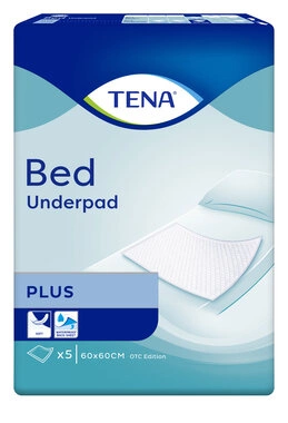 Пеленки Тена Бед Плюс (Tena Bed Plus) 60 см*60 см 5 шт