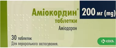 Аміокордин таблетки 200 мг №30