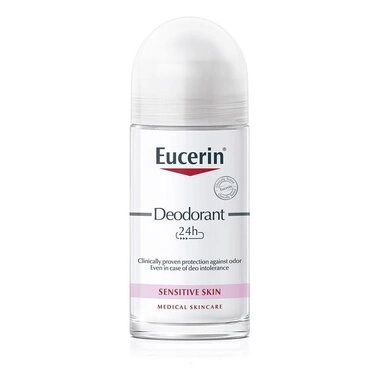 Юцерин (Eucerin) дезодорант шариковый 24 часа защита для гиперчувствствительной кожи, склонной к аллергии 50 мл