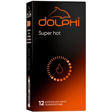 Презервативи Долфі (Dolphi Super Hot) розігрів для жінок 12 шт