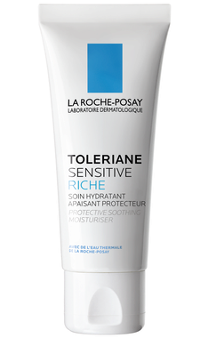 Ля Рош (La Roche-Posay) Толеран Сенситив Ріш зволожуючий захисний крем для сухої та чутливої шкіри обличчя 40 мл