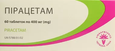 Пірацетам таблетки 400 мг №60