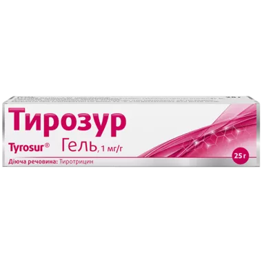 Тирозур гель туба 25 г