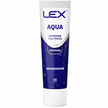 Гель-змазка Лекс (Lex Aqua) зволожуючий 30 мл