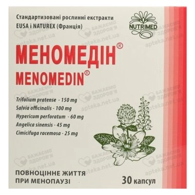 Меномедін капсули 400 мг №30