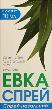 Евкаспрей спрей назальний 1 мг/г флакон 10 мл